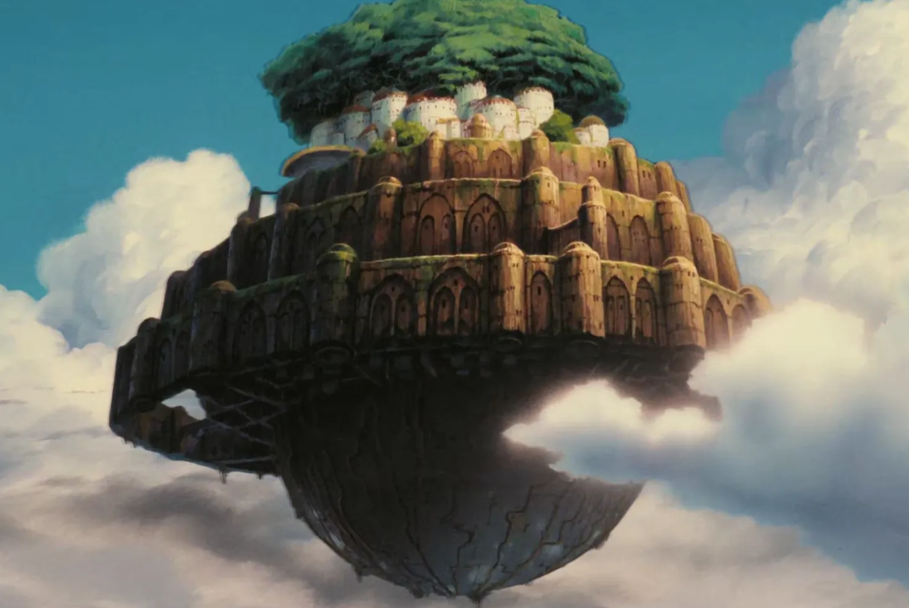 Castle in the Sky background — Laputa