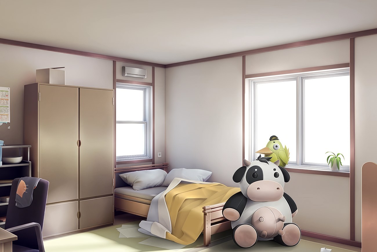 Doki Doki Literature Club background — Sayoris Room