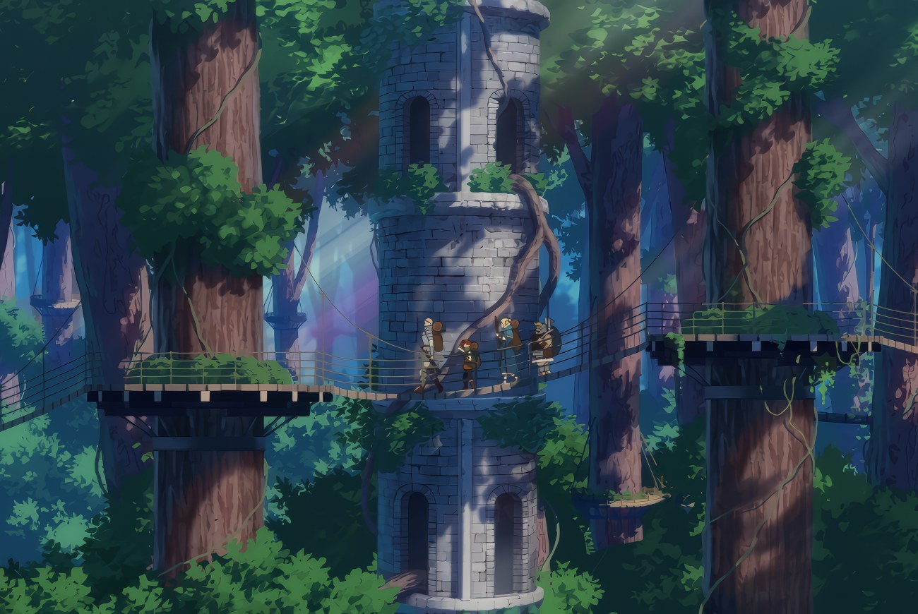 Dungeon Meshi background — Floor 2