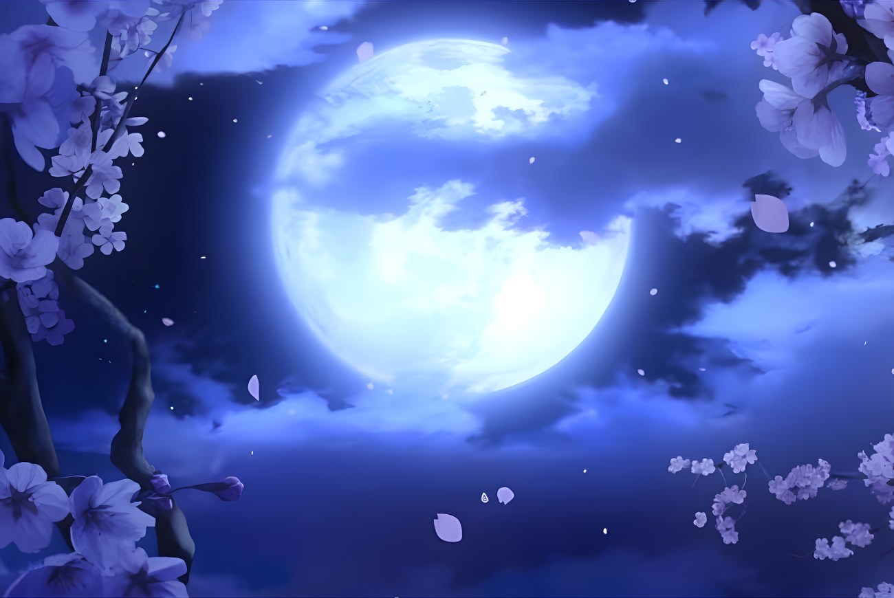 Hakuouki background — fleeting blossom