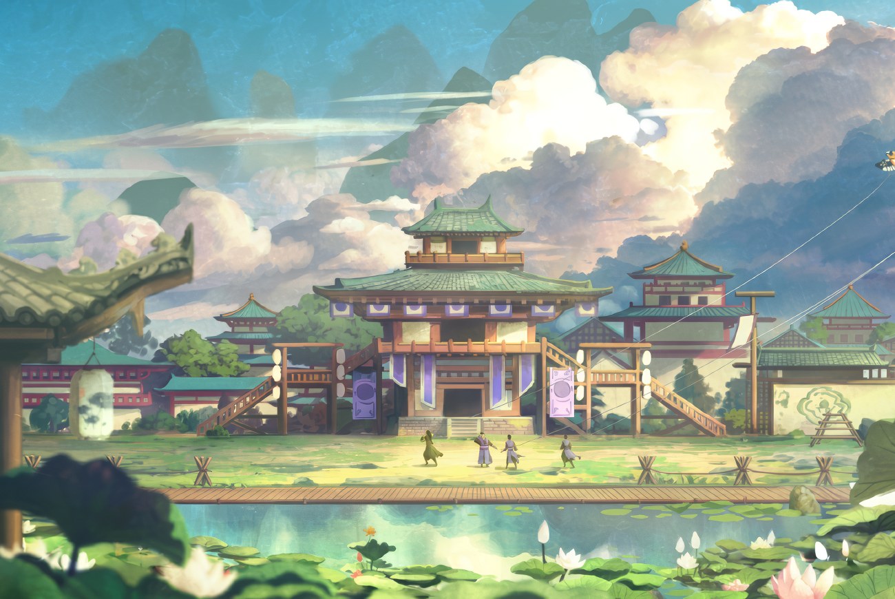 Mo Dao Zu Shi background — Lotus Pier