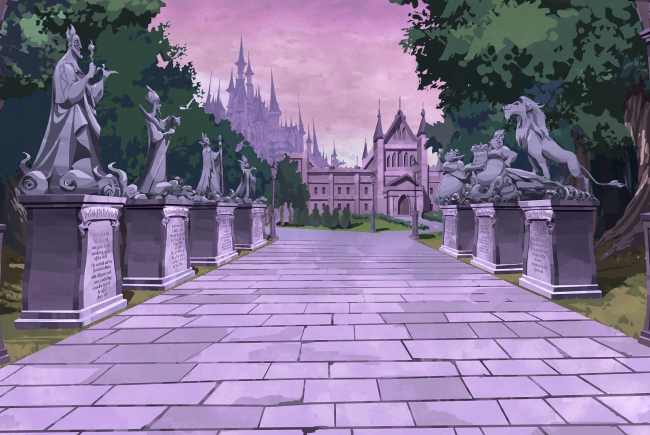 Twisted Wonderland background — Main Street