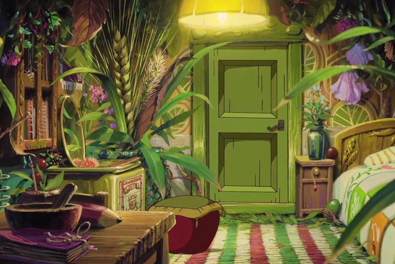 The Secret World of Arrietty background — Arrietty's Room