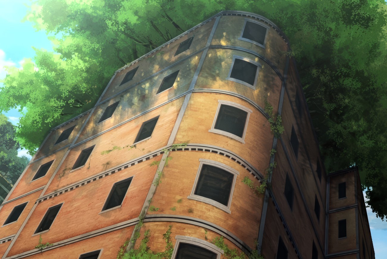 Log Horizon background — Guild Hall