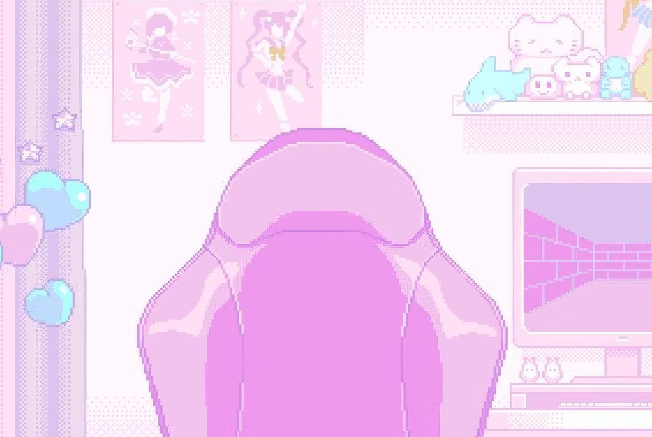 Needy Streamer Overload background — Ame-chan's room