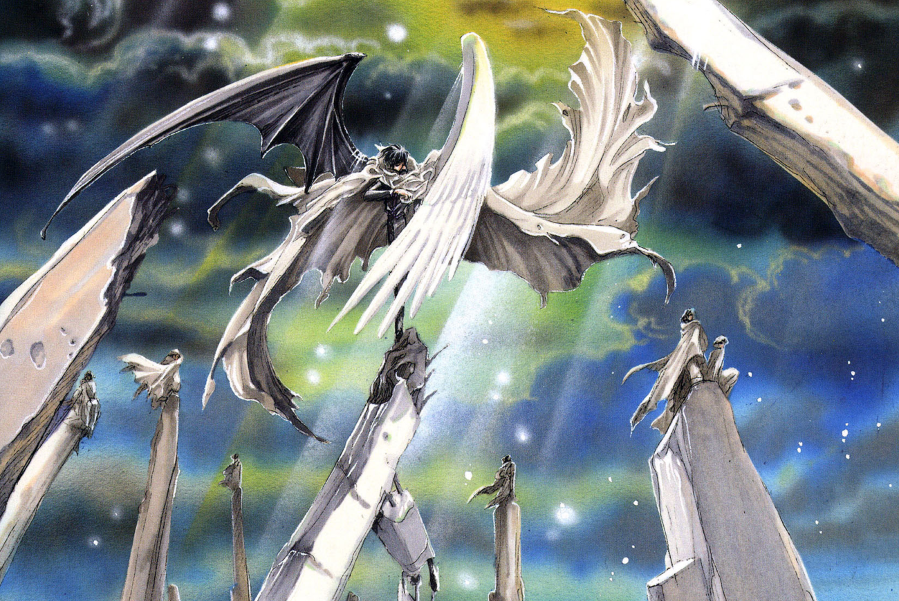 X/1999 background — Dragons of Heaven