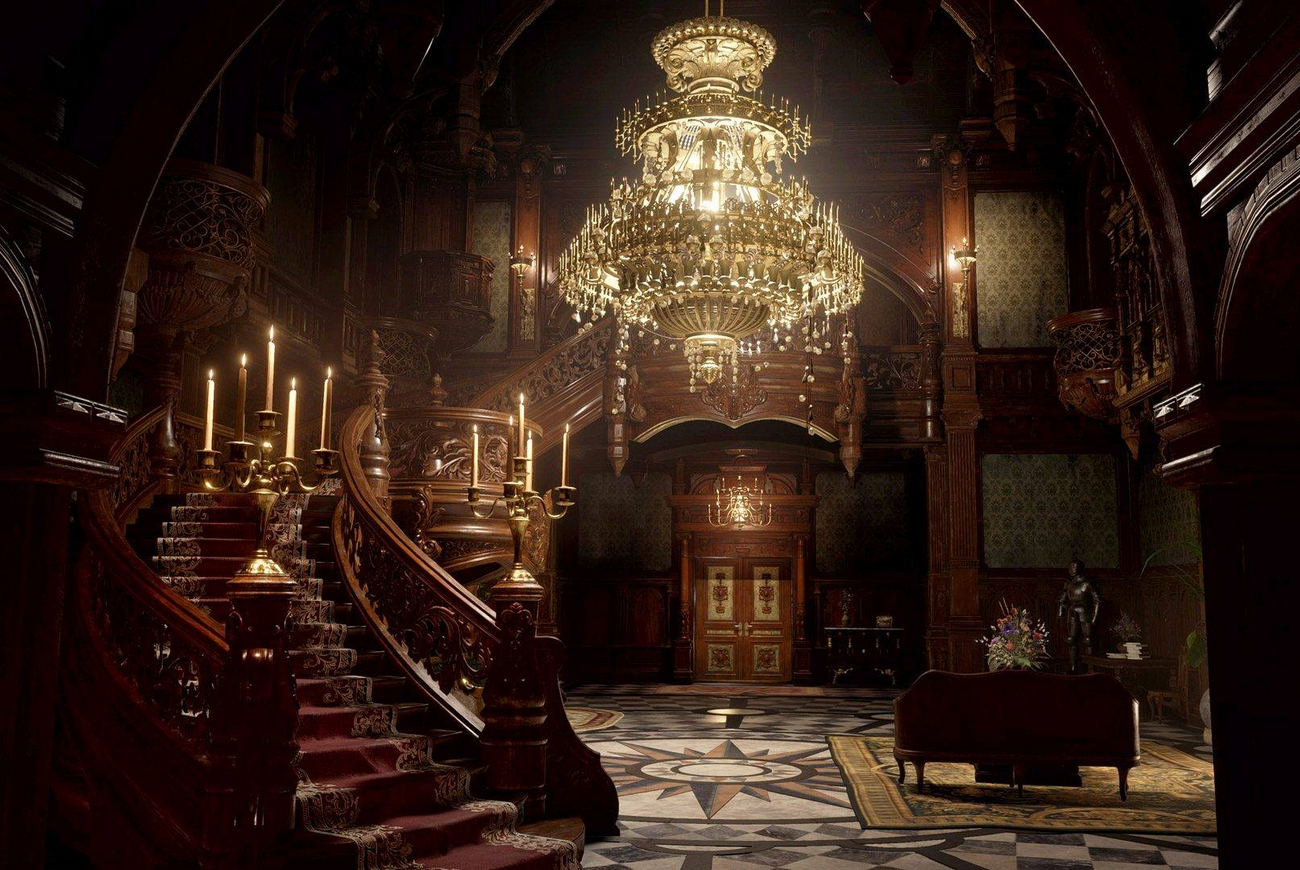 Resident Evil background — Castle Dimitrescu