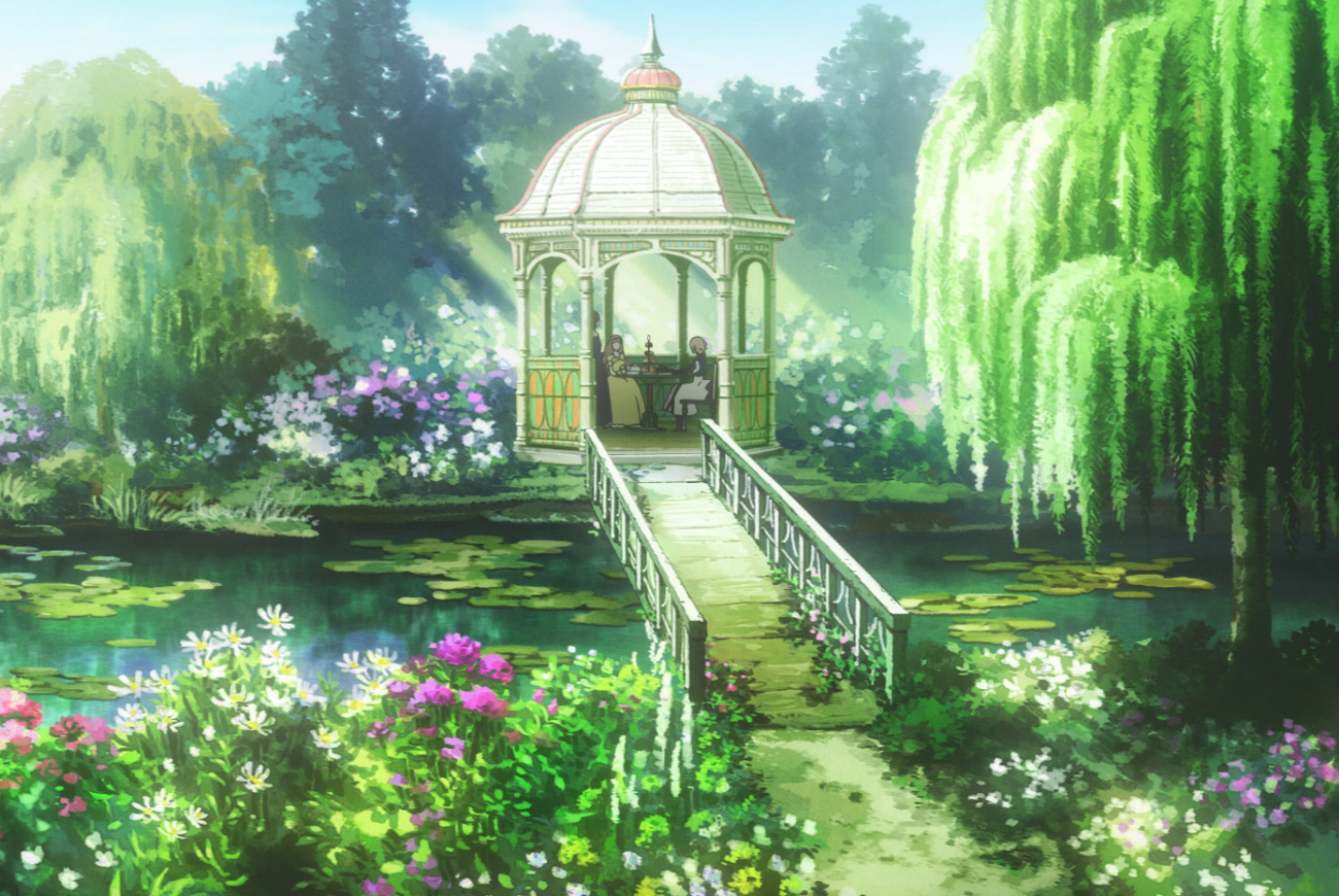 Violet Evergarden background — Garden