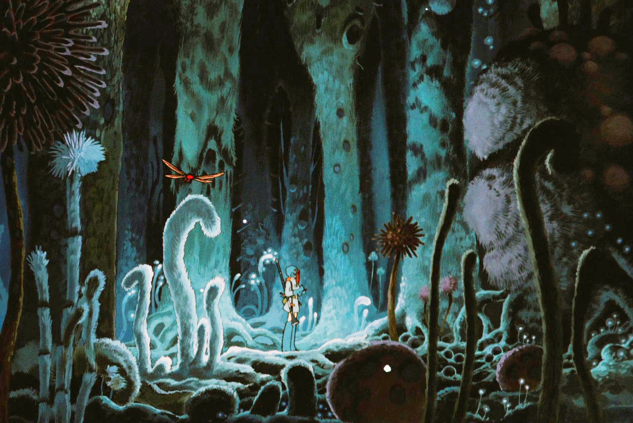 Nausicaa of the Valley of the Wind background — Toxic Jungle