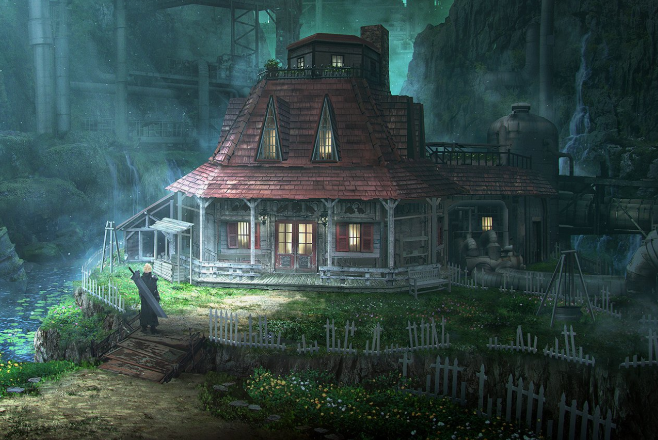 Final Fantasy background — Aerith's House