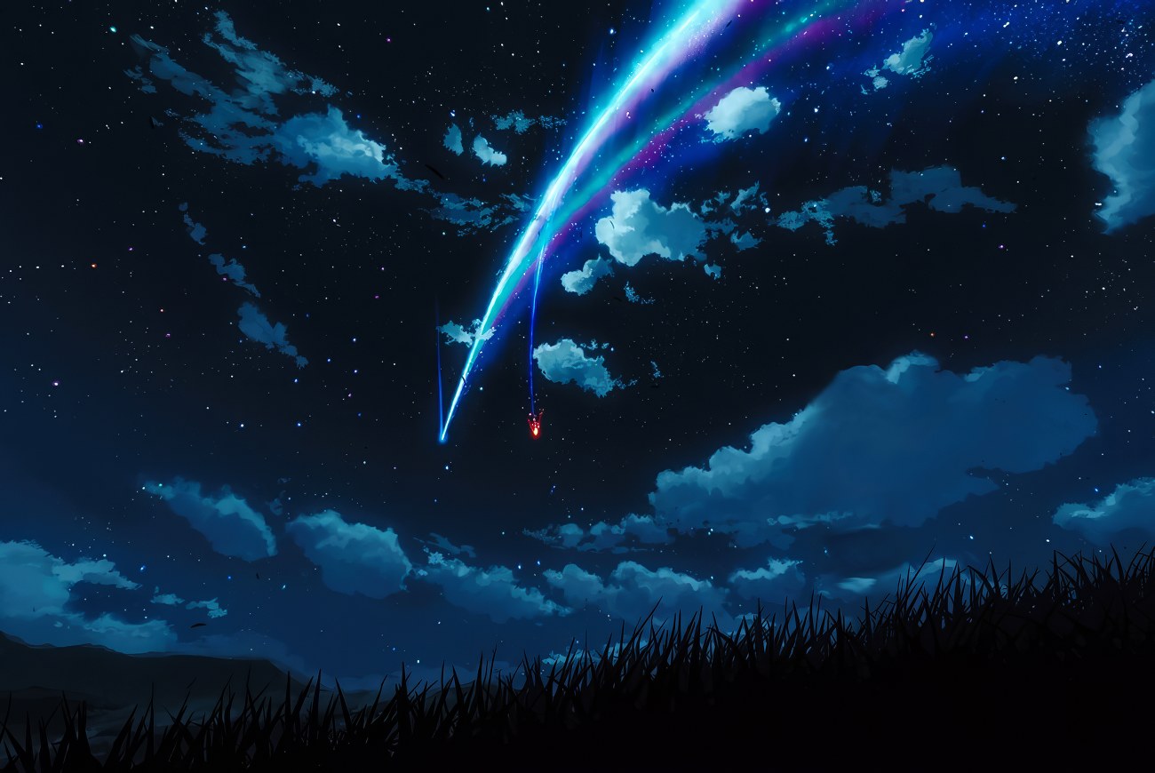 Your Name background — The Comet