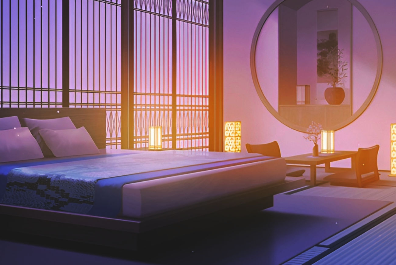Dream Tower and Sleepless Butterfly background — Yato's Bedroom