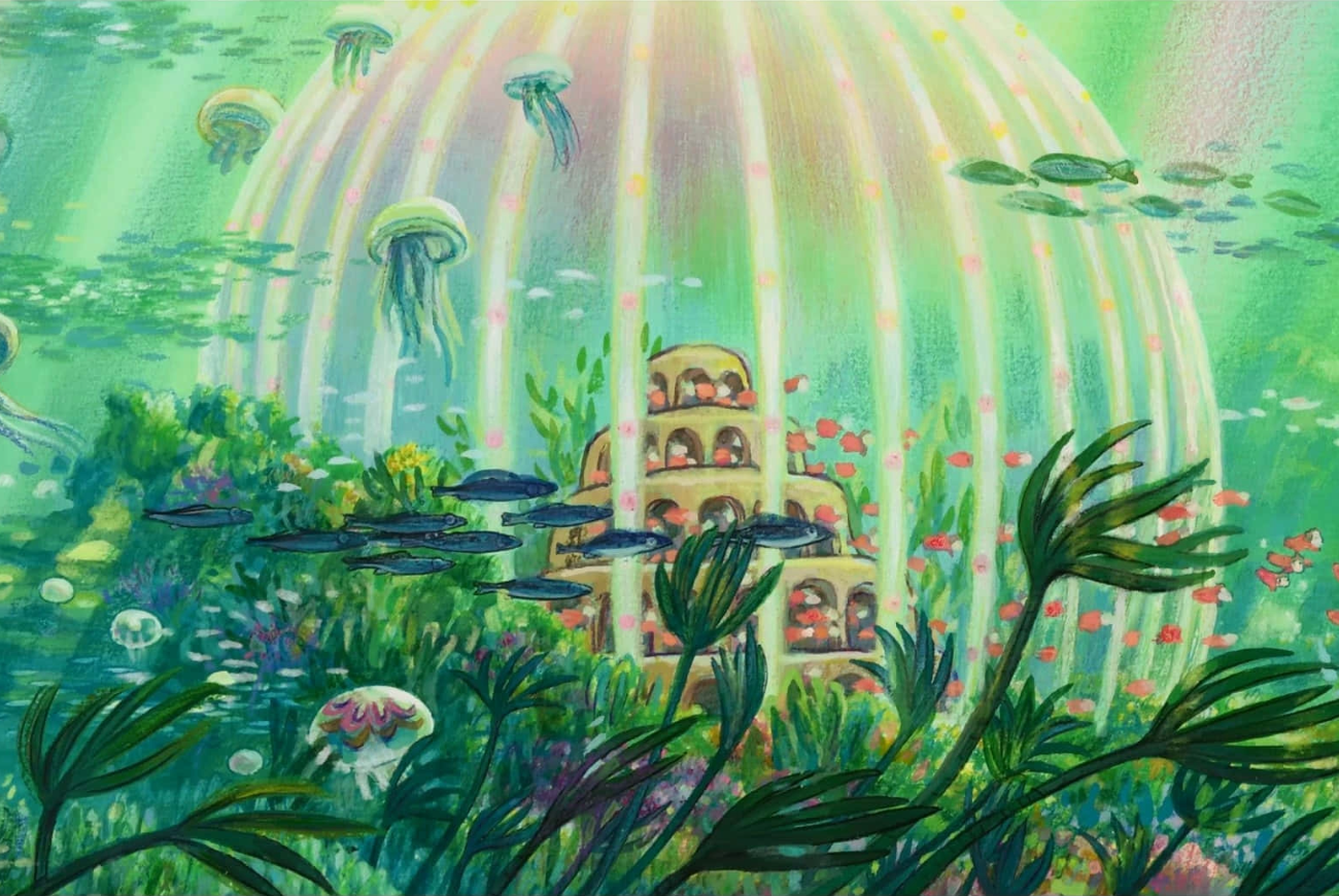 Ponyo background — Beneath the Sea