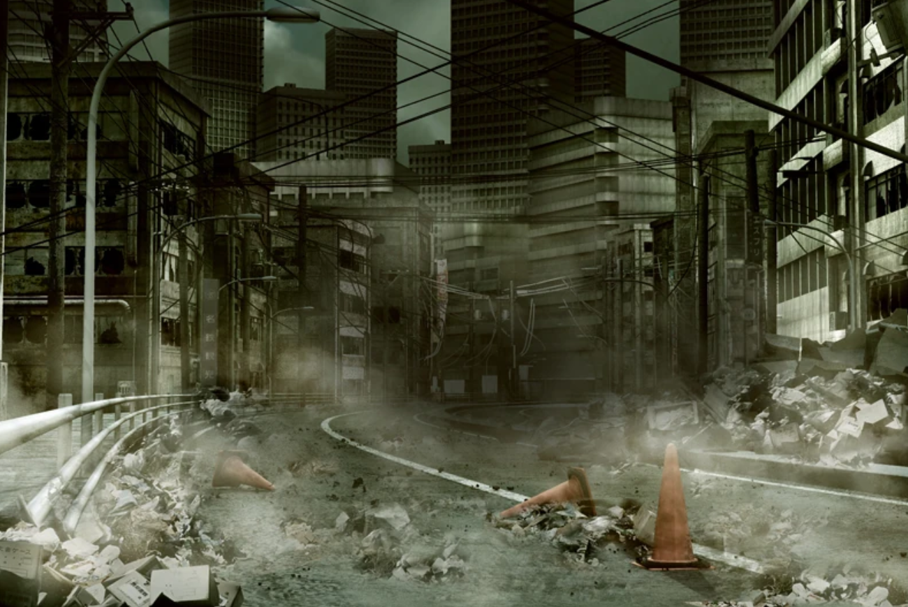 Blood of the Reprimanded Dog background — Toshima