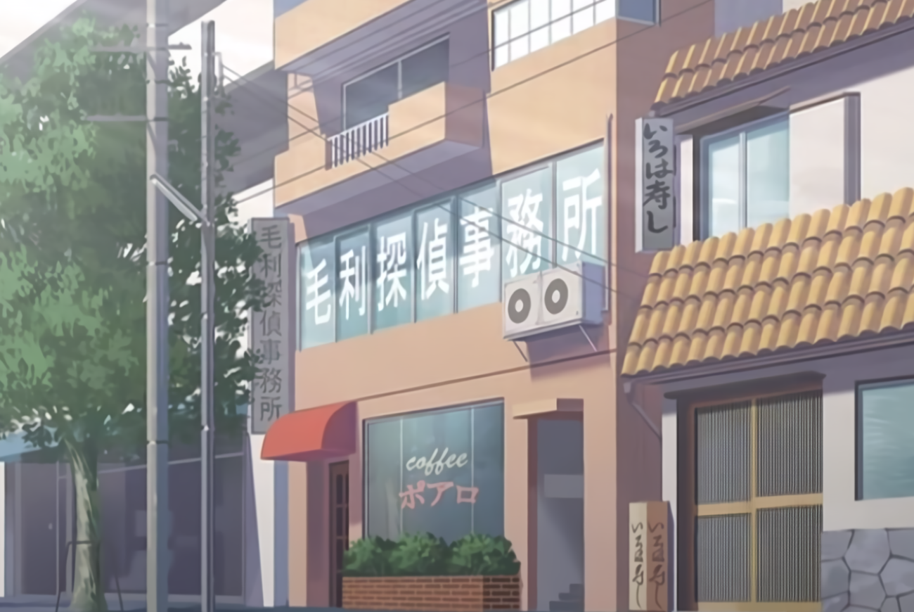 Detective Conan background — Mouri Detective Agency