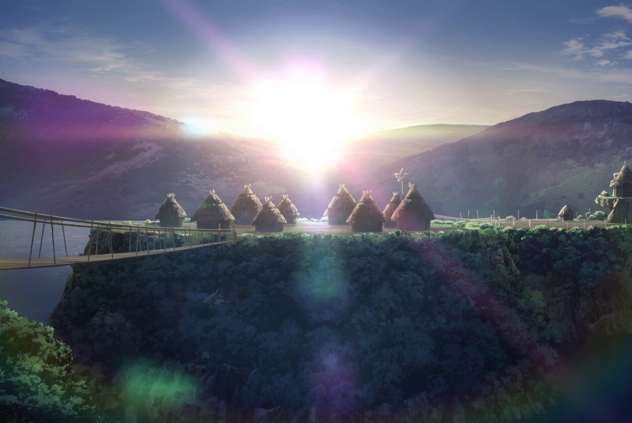 Dr Stone background — Stone Village