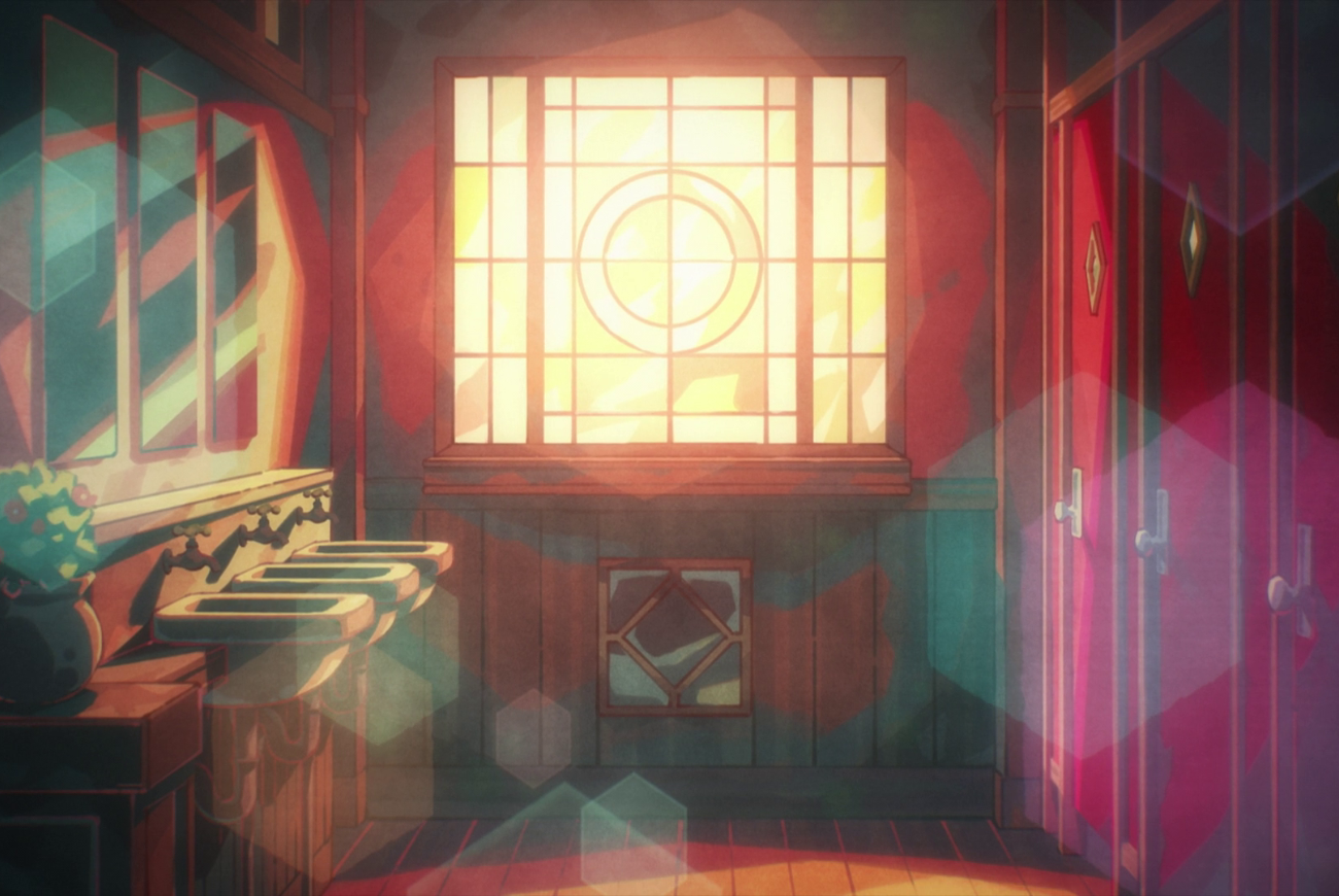 Toilet-bound Hanako-kun background — Girls' Bathroom