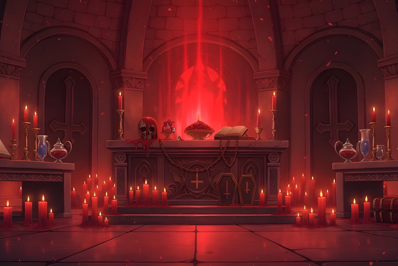 What in Hell is Bad background — Sacrificial Altar