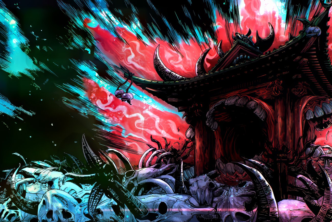 Jujutsu Kaisen background — Domain Expansion