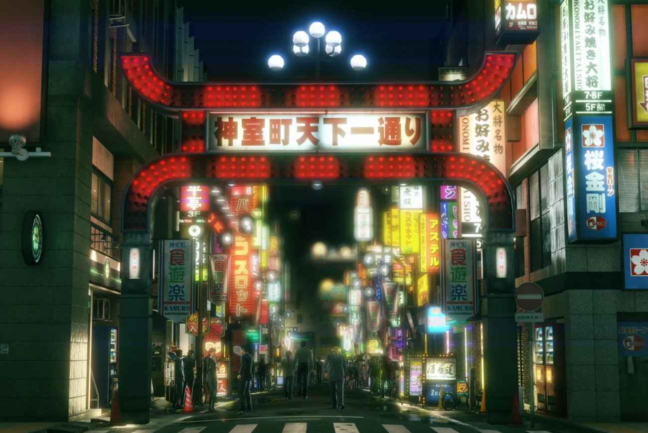 Yakuza background — Kamurocho