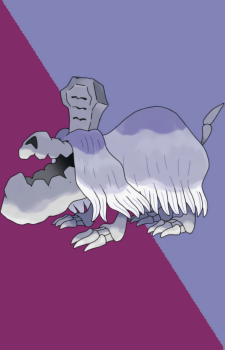 Houndstone — Pokemon card artwork
