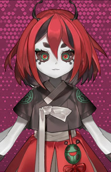 Beribug — Vtuber card artwork