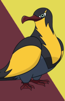 Kilowattrel — Pokemon card artwork