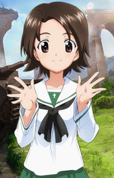 Azusa Sawa — Girls und Panzer card artwork