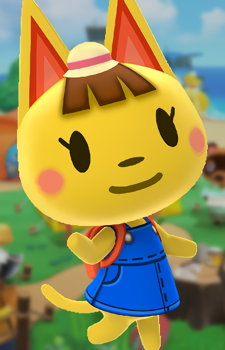 Katie — Animal Crossing card artwork