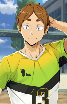 Motoya Komori — Haikyuu card artwork