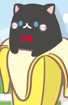 Black Bananya — Bananya card artwork
