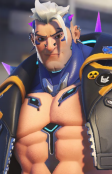 Hazard — Overwatch card artwork