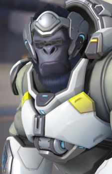 Winston — Overwatch card artwork