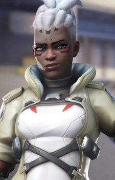 Sojourn — Overwatch card artwork