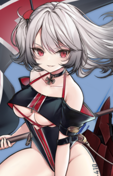 U-410 — Azur Lane card artwork