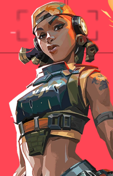 Raze — Valorant card artwork