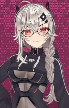 Saruei — Vtuber card artwork