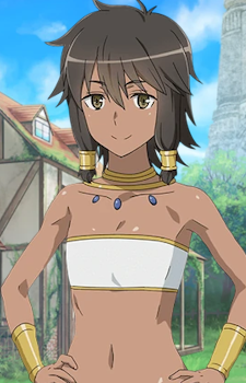 Tiona Hiryute — DanMachi card artwork