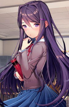 Yuri — Doki Doki Literature Club card artwork