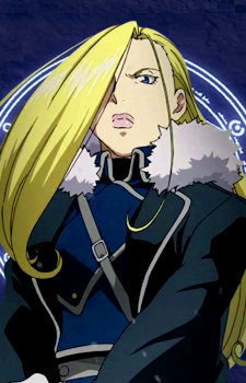 Olivier Mira Armstrong — Fullmetal Alchemist card artwork