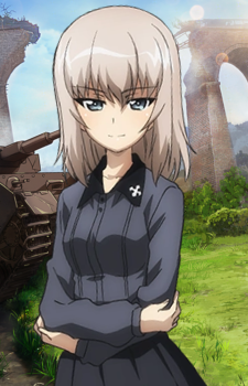 Itsumi Erika — Girls und Panzer artwork