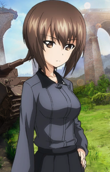 Maho Nishizumi — Girls und Panzer artwork