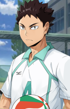 Hajime Iwaizumi — Haikyuu card artwork