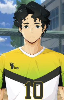 Kiyoomi Sakusa — Haikyuu card artwork