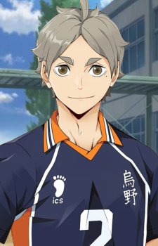 Koushi Sugawara — Haikyuu card artwork