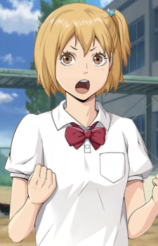 Hitoka Yachi — Haikyuu card artwork