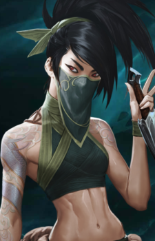 Akali — League Of Legends card artwork