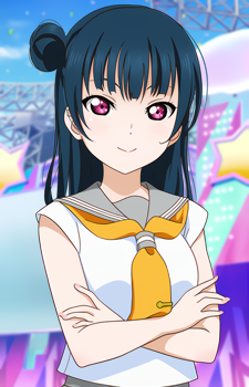Yoshiko Tsushima — Love Live card artwork