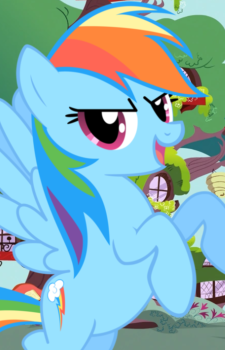 Rainbow Dash — My Little Pony card artwork