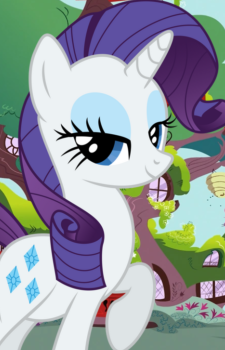Rarity — My Little Pony card artwork